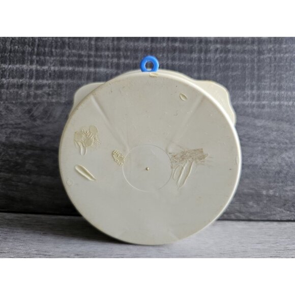 VTG 1970s Clown Face Wind Up Music Box with Rotating Eyes Dial by Sanitoy *WORKS - Picture 7 of 10